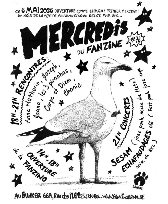 Concerts Mercredis Fanzine #80- Concerts : Sesam Echafaudages olé