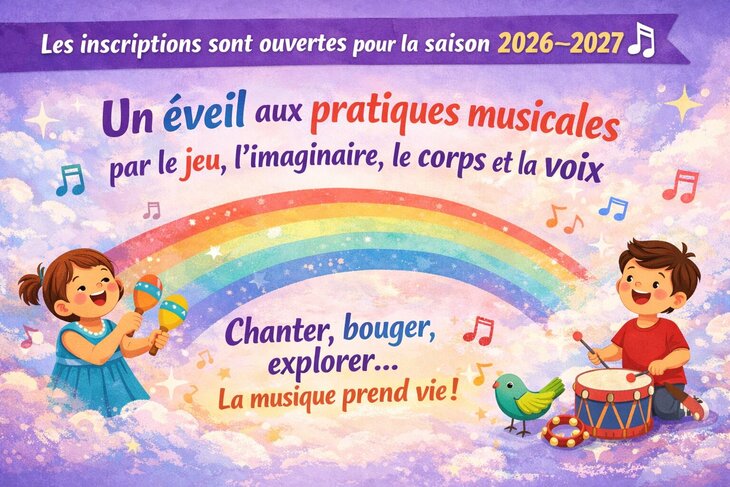 Stages,cours Initiation musicale : éveil pratiques musicales le et corps 