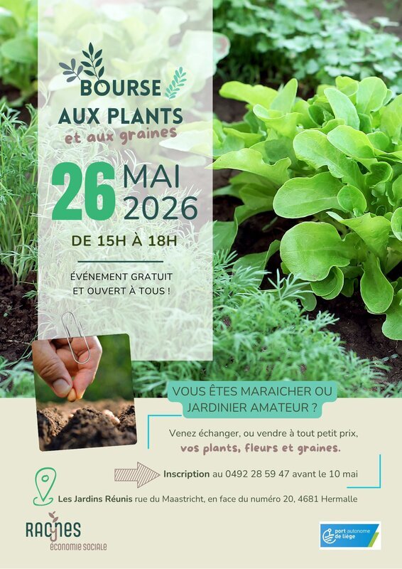 Loisirs Bourse plantes aux graines