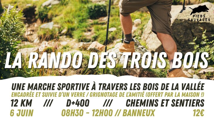 Loisirs La Rando Trois bois | marche sportive guidée
