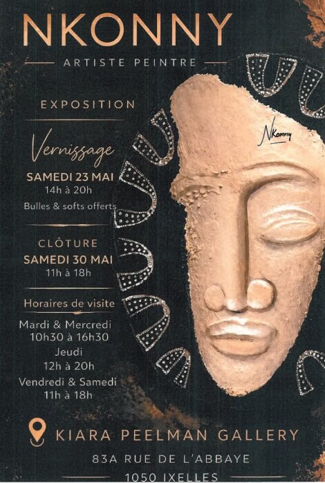 Expositions Vernissage artiste peintre Nkonny