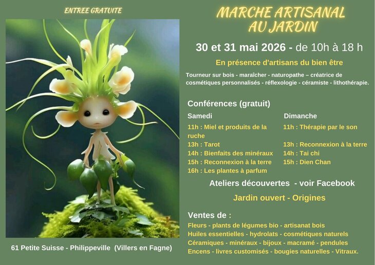 Loisirs Jardin ouvert présence d artisans
