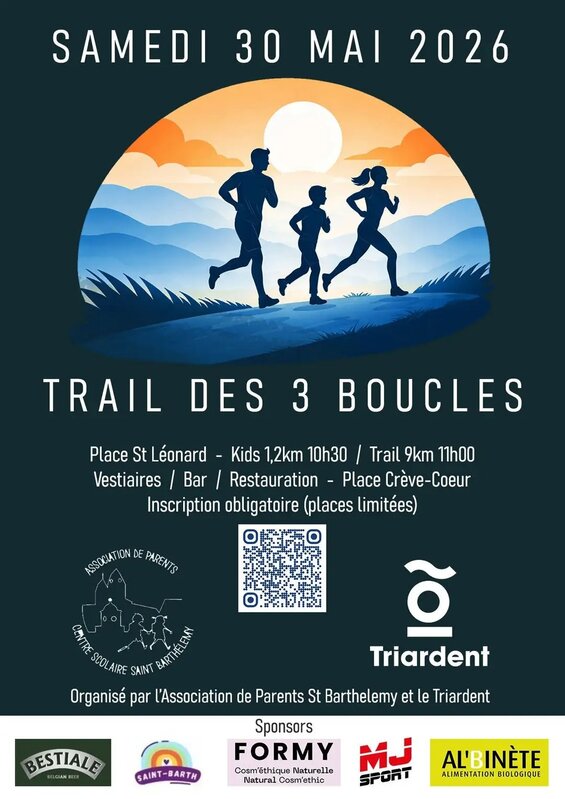 Loisirs Course pied familiale Le Trail 3 Boucles