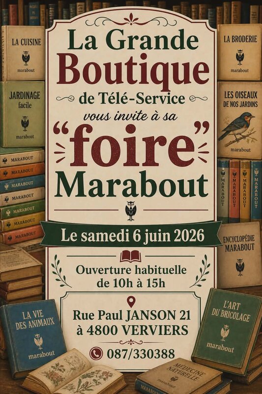 Loisirs Foire livres Marabout