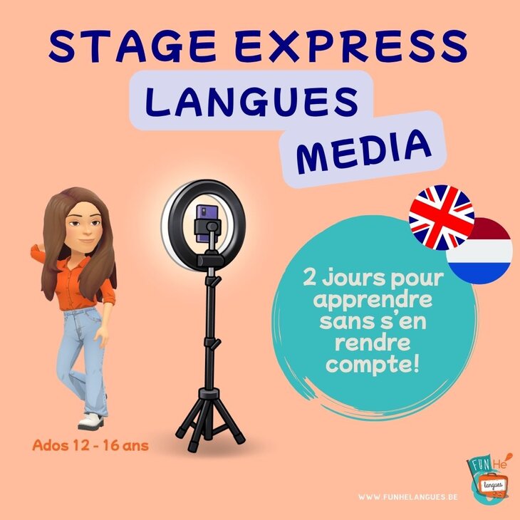 Stages,cours Stage été Ados | Langues & Medias (NL/AN)