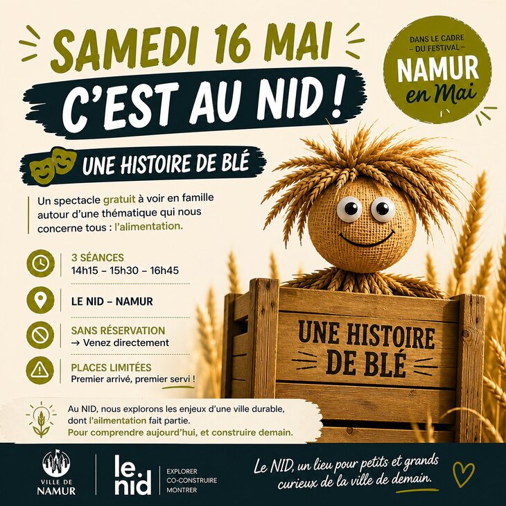 Spectacles Une histoire blé : spectacle pour parler d’alimentation autrement