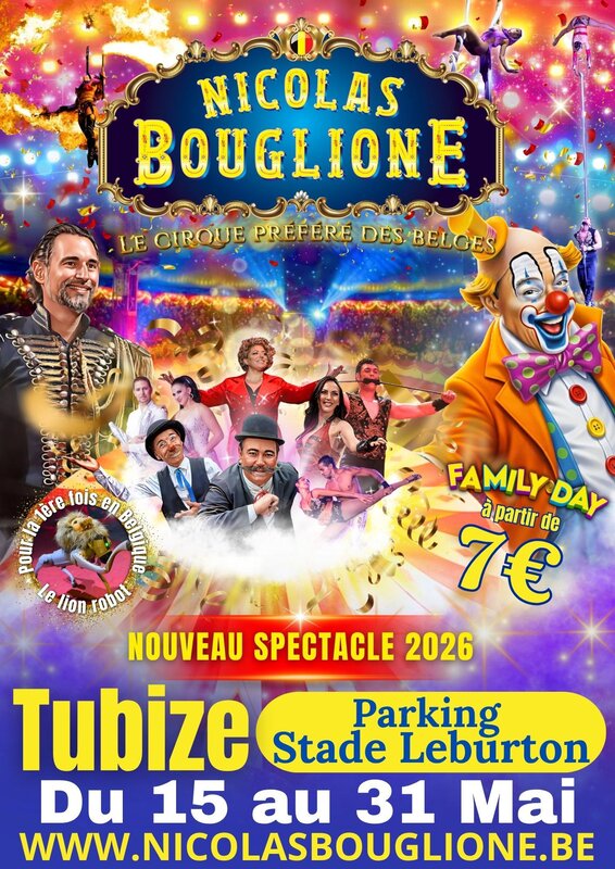 Spectacles Cirque Nicolas Bouglione Tubize