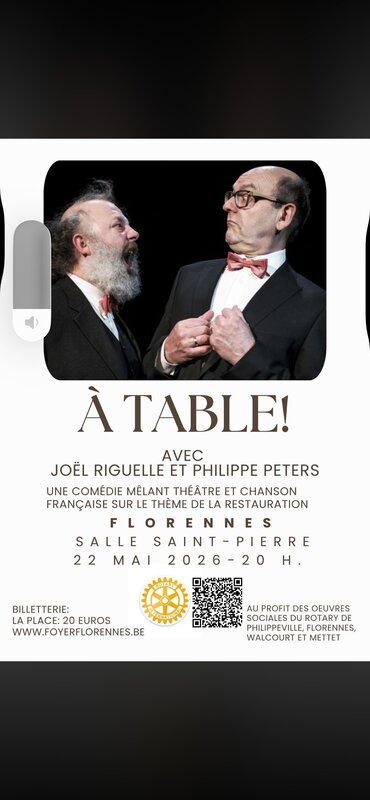 Spectacles À table