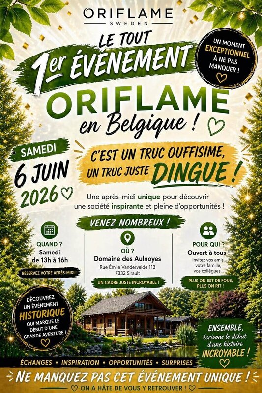 Expositions Tour Beauty Oriflame