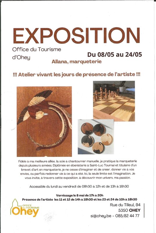 Expositions Exposition marqueterie