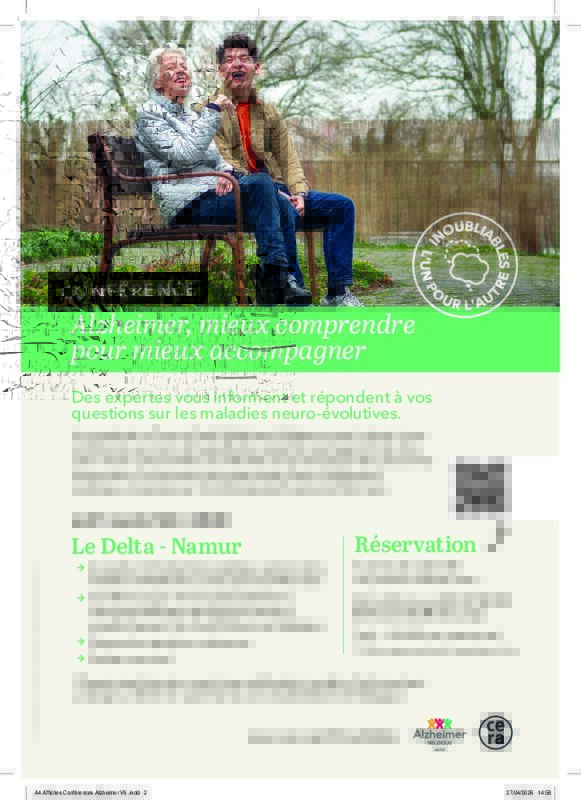 Conférences Alzheimer, mieux comprendre pour mieux accompagner