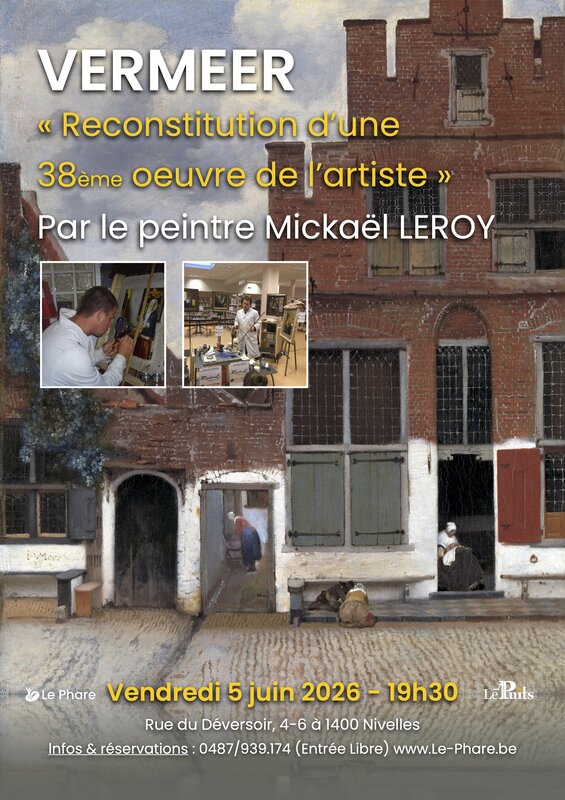 Conférences Vermeer Reconstitution d’une 38ème oeuvre l’artiste »