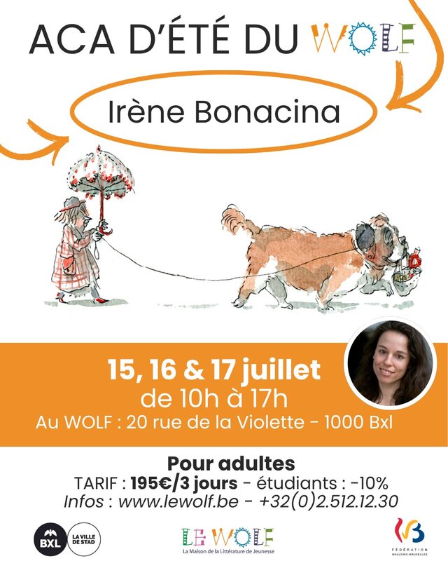 Stages,cours Aca d été avec Irène Bonacina