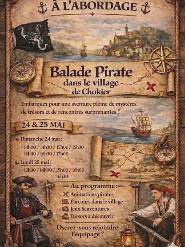 Loisirs Balade Pirate La Colloc-Animation