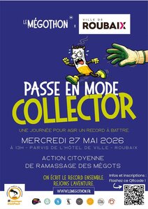 Loisirs Mégothon Roubaix : action citoyenne ramassage mégots