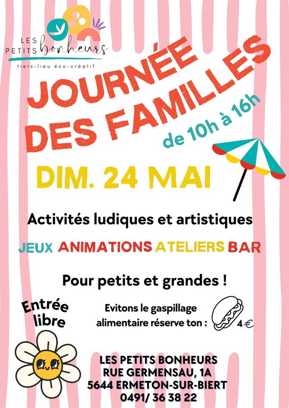 Loisirs Journée familles