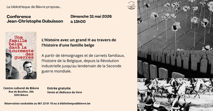 Conférences Une famille belge dans tourmente guerres