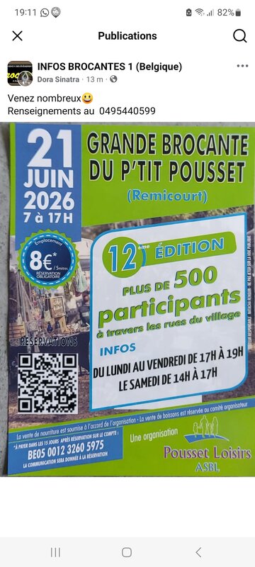  Grande brocante petit pousset