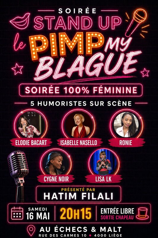 Spectacles Soirée stand 100% féminine