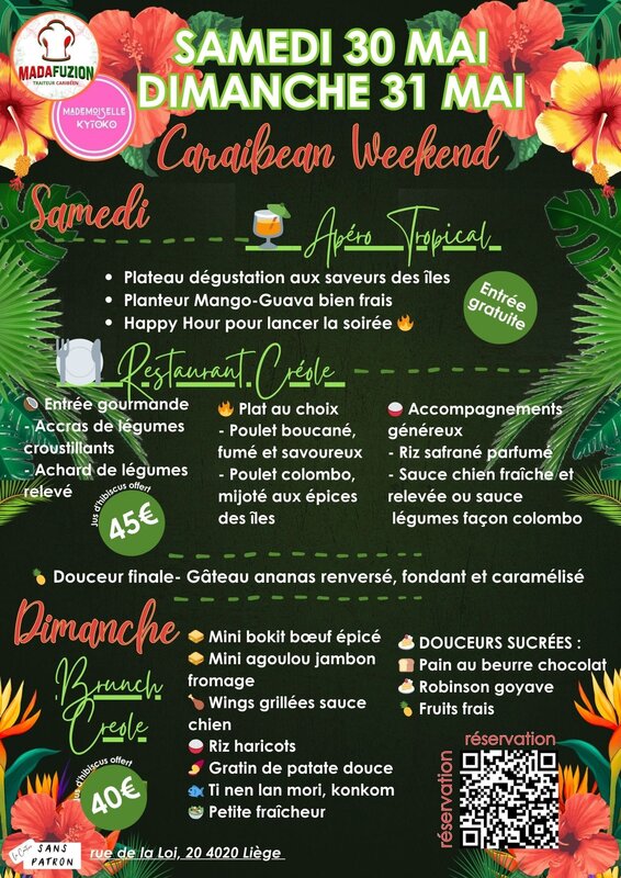 Loisirs Brunch créole ultra gourmand