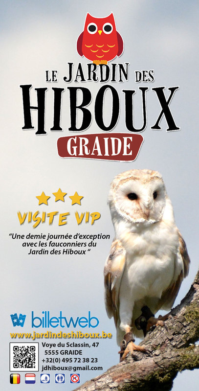 Loisirs Visite jardin hiboux