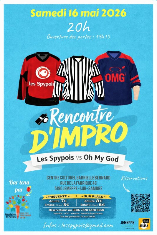 Spectacles Match Improvisation - Spypois Oh God
