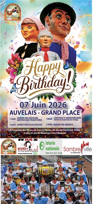 Loisirs Anniversaire géants d’Auvelais
