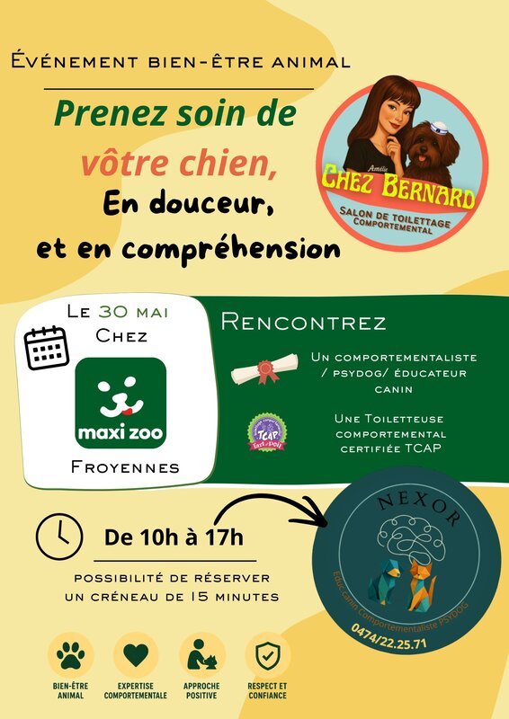 Conférences Rencontrez deux professionnels comportement canin