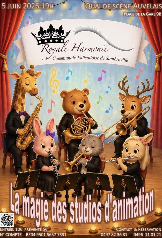 Concerts La magie studios d’animation