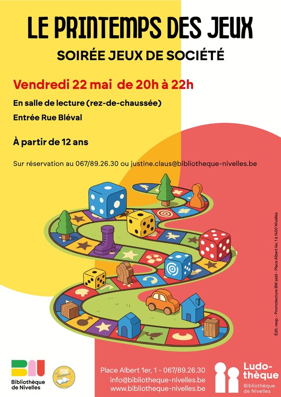 Loisirs Soirée jeux : printemps jeux