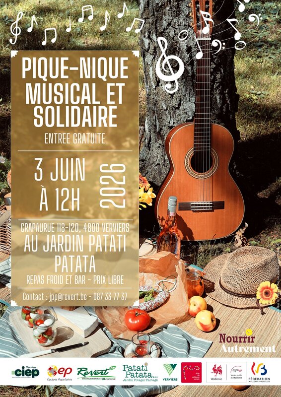 Loisirs Pique-nique musical solidaire - Festival Nourrir Autrement