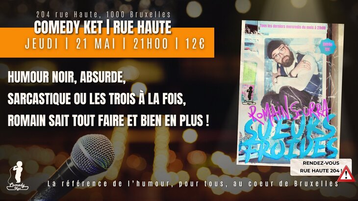 Spectacles Romain Scurra: Sueurs froides