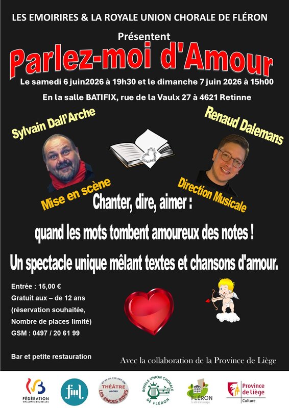 Concerts Parlez-moi d Amour