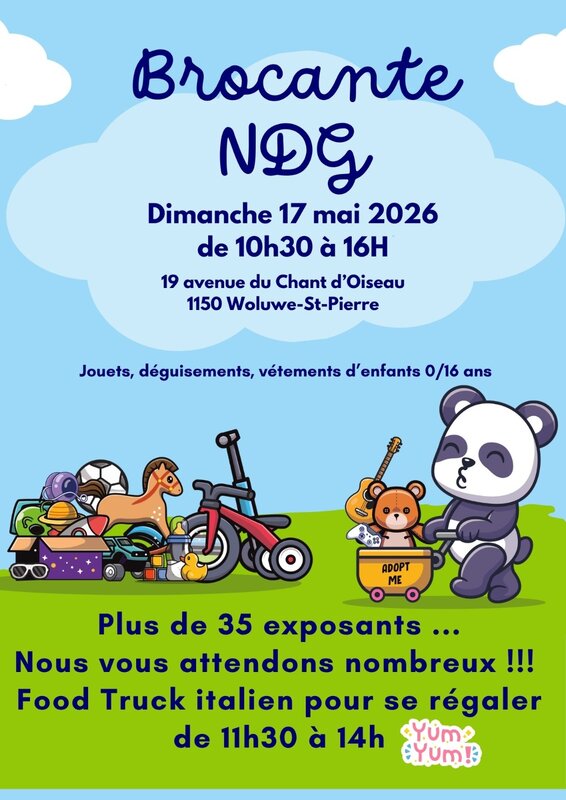  Brocante l école Notre Dame Grâces