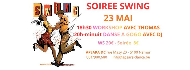 Stages,cours Soirée Swing