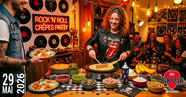 Concerts Zik Session Rock n Roll & Crêpes Party