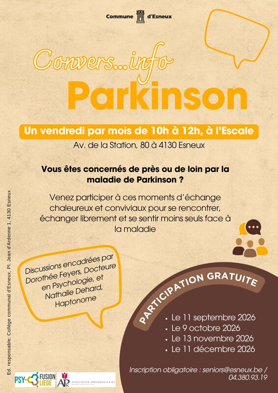 Conférences Conver...info Parkinson