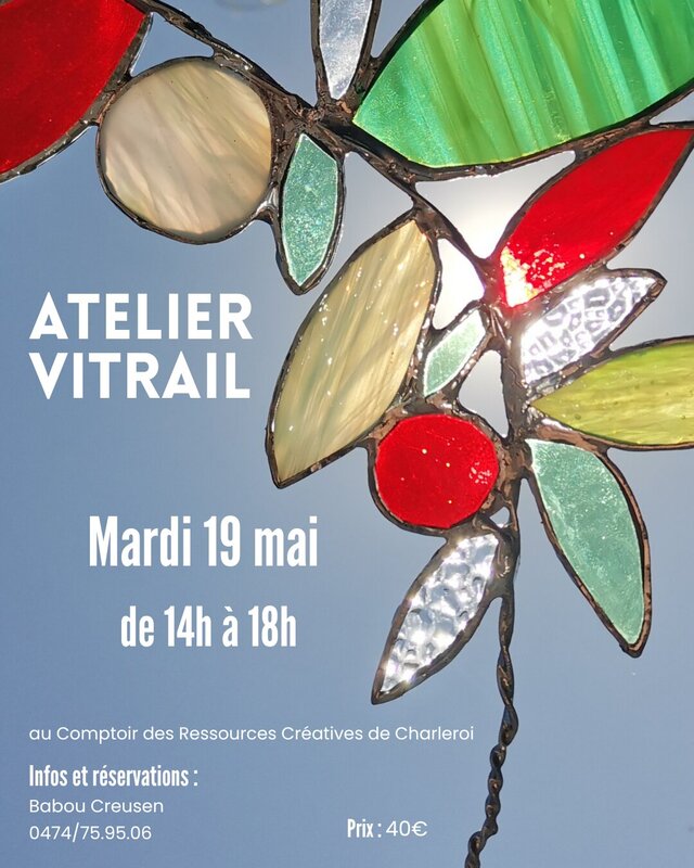 Stages,cours Atelier vitrail