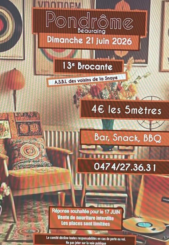  13ème brocante Voisins la Snaye