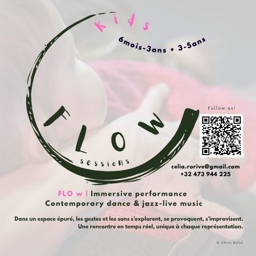 Stages,cours Sessions Flow kids|Immersive performance contemporary dance x live music