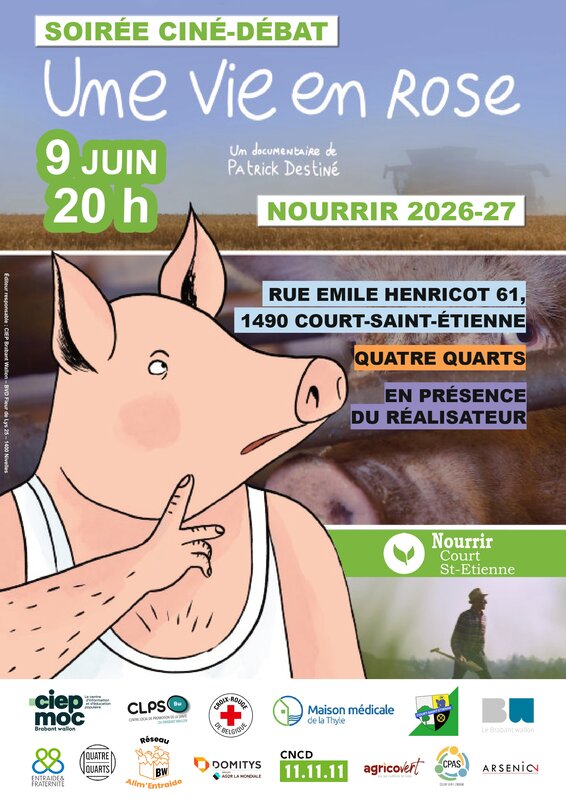 Conférences Nourrir Court Saint Etienne - Ciné Débat - Vie rose