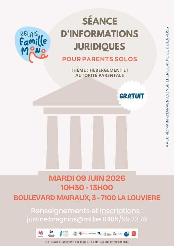 Conférences Relais Familles Mono | Infos juridiques : Hébergement l autorité parentale