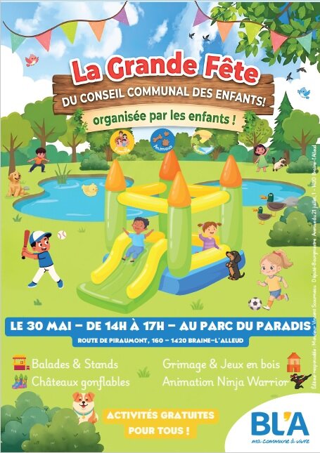 Loisirs La grande fête Conseil Communal Enfants