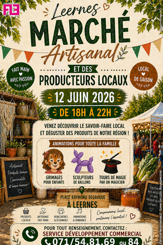 Loisirs Marché Artisanal Leernes