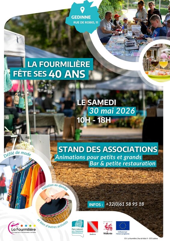 Loisirs L asbl fête 40 de solidarité