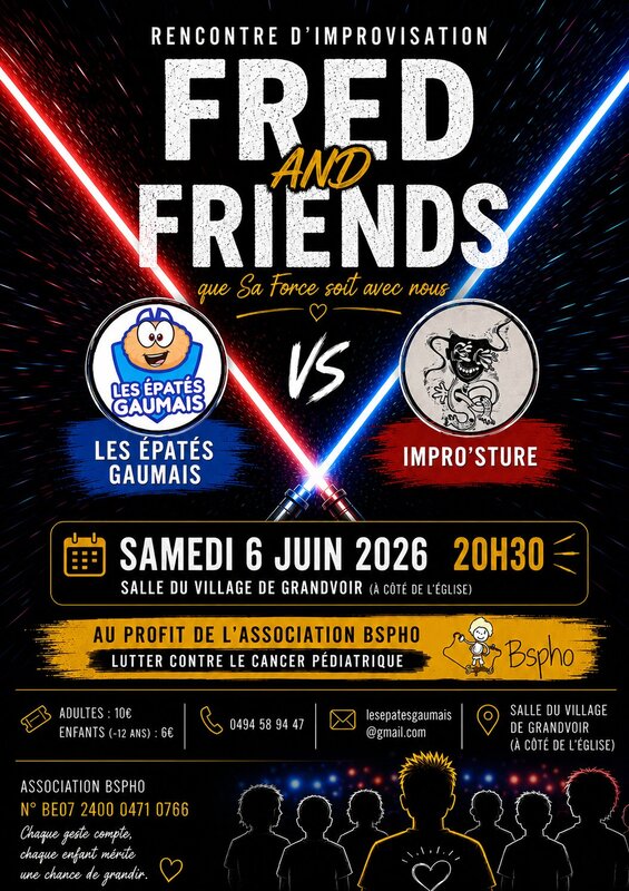 Spectacles Rencontre d impro Fred Friends