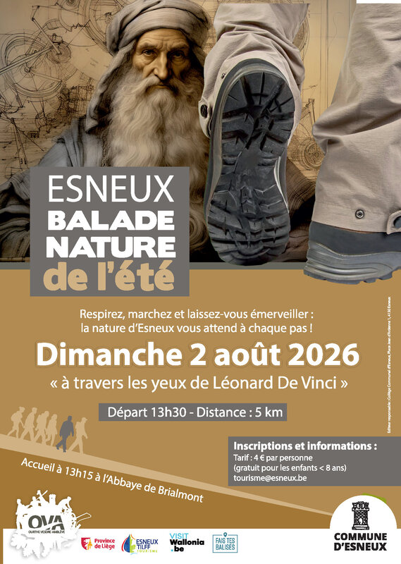 Loisirs Balade nature guidée - travers yeux Léonard Vinci