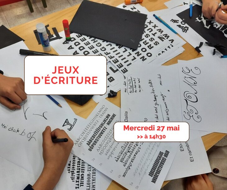 Stages,cours Jeux d écrirure