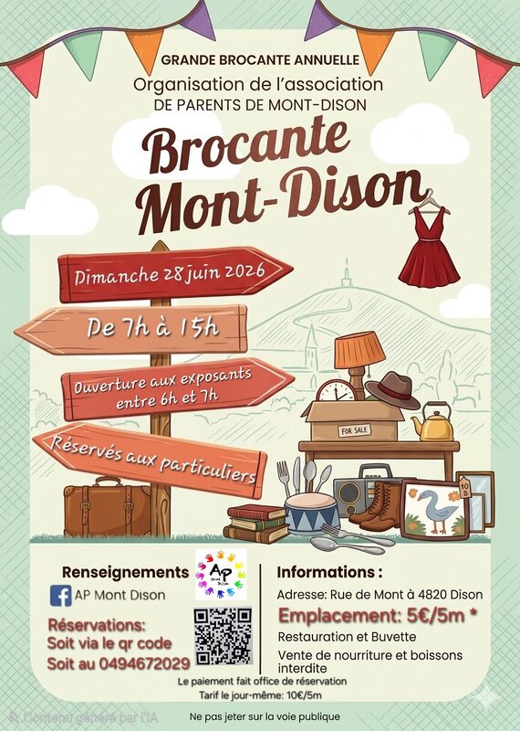  2e brocante Mont-Dison
