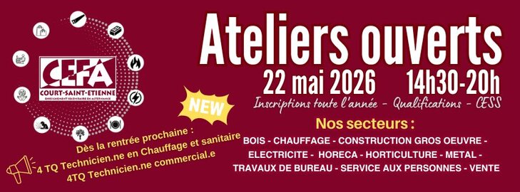 Loisirs Portes ouvertes, Ateliers ouverts